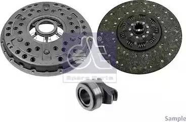 DT Spare Parts 2.93089 - Комплект зчеплення autocars.com.ua