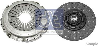 DT Spare Parts 2.93066 - Комплект зчеплення autocars.com.ua