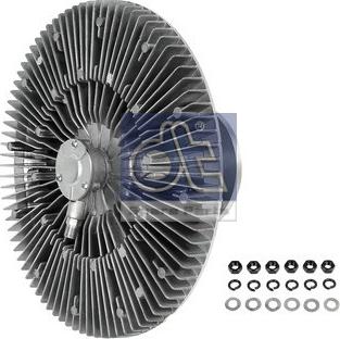 DT Spare Parts 3.15221 - Зчеплення, вентилятор радіатора autocars.com.ua