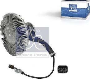 DT Spare Parts 3.15224 - Зчеплення, вентилятор радіатора autocars.com.ua