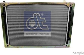 DT Spare Parts 3.16216 - Радиатор, охлаждение двигателя autodnr.net