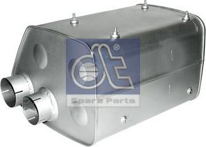 DT Spare Parts 3.25015 - Середній / кінцевий глушник ОГ autocars.com.ua