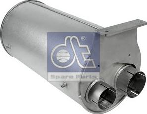 DT Spare Parts 3.25017 - Середній / кінцевий глушник ОГ autocars.com.ua