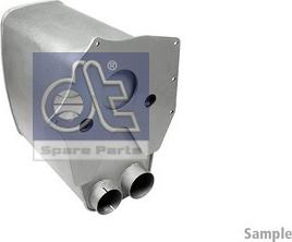 DT Spare Parts 3.25042 - Середній / кінцевий глушник ОГ autocars.com.ua