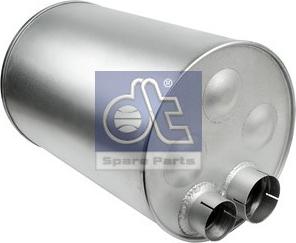 DT Spare Parts 3.25049 - Середній / кінцевий глушник ОГ autocars.com.ua