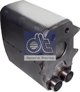 DT Spare Parts 3.25143 - Середній / кінцевий глушник ОГ autocars.com.ua