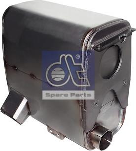 DT Spare Parts 3.25144 - Середній / кінцевий глушник ОГ autocars.com.ua