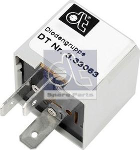 DT Spare Parts 3.33063 - Дополнительный резистор, система зажигания avtokuzovplus.com.ua