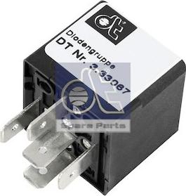 DT Spare Parts 3.33067 - Додатковий резистор, система запалювання autocars.com.ua