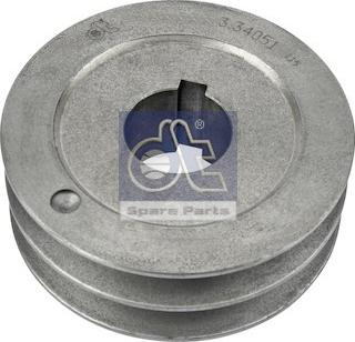 DT Spare Parts 3.34051 - Ремінний шків, генератор autocars.com.ua