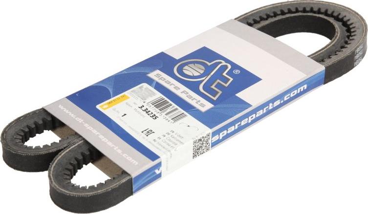 DT Spare Parts 3.34235 - Клиновий ремінь autocars.com.ua