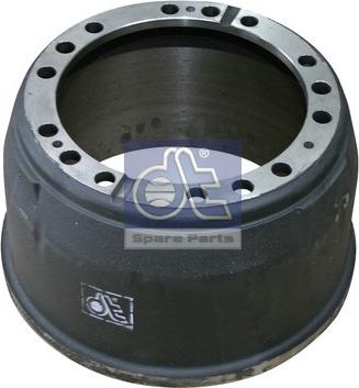 DT Spare Parts 3.62000 - Гальмівний барабан autocars.com.ua