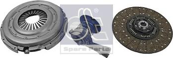 DT Spare Parts 3.94019 - Комплект зчеплення autocars.com.ua