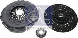 DT Spare Parts 3.94067 - Комплект зчеплення autocars.com.ua