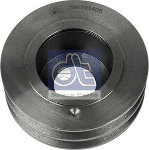 DT Spare Parts 4.50277 - Ремінний шків, генератор autocars.com.ua