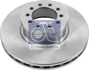 DT Spare Parts 4.62214 - Гальмівний диск autocars.com.ua