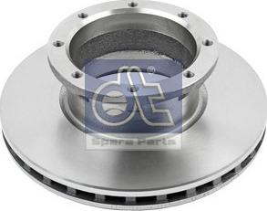 DT Spare Parts 4.62218 - Гальмівний диск autocars.com.ua