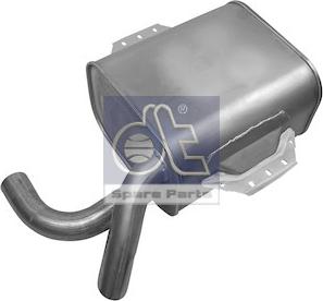 DT Spare Parts 4.62268 - Середній / кінцевий глушник ОГ autocars.com.ua