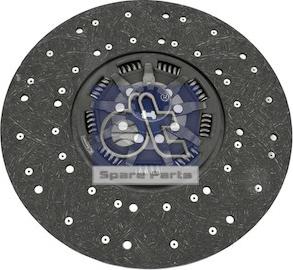 DT Spare Parts 4.62794 - Диск зчеплення autocars.com.ua