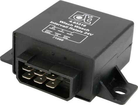 DT Spare Parts 4.63316 - Реле, інтервал включення склоочисника autocars.com.ua
