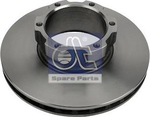 DT Spare Parts 4.63988 - Гальмівний диск autocars.com.ua