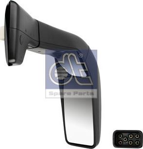 DT Spare Parts 4.64207 - Зовнішнє дзеркало, кабіна водія autocars.com.ua