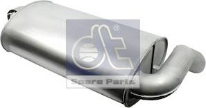 DT Spare Parts 4.64319 - Середній / кінцевий глушник ОГ autocars.com.ua