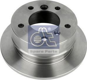 DT Spare Parts 4.64648 - Гальмівний диск autocars.com.ua