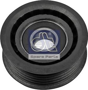 DT Spare Parts 4.65484 - Паразитний / провідний ролик, поліклиновий ремінь autocars.com.ua