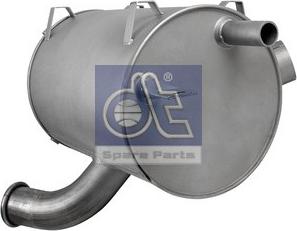 DT Spare Parts 4.65934 - Середній / кінцевий глушник ОГ autocars.com.ua
