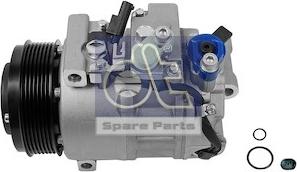 DT Spare Parts 4.66830 - Компресор, кондиціонер autocars.com.ua