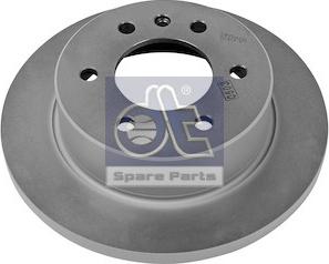 DT Spare Parts 4.67596 - Гальмівний диск autocars.com.ua