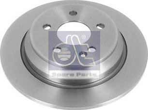 DT Spare Parts 4.67598 - Гальмівний диск autocars.com.ua