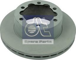 DT Spare Parts 4.67599 - Гальмівний диск autocars.com.ua