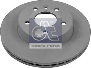 DT Spare Parts 4.67725 - Гальмівний диск autocars.com.ua
