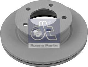 DT Spare Parts 4.67729 - Гальмівний диск autocars.com.ua