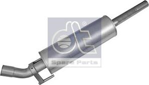 DT Spare Parts 4.68526 - Середній / кінцевий глушник ОГ autocars.com.ua