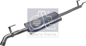 DT Spare Parts 4.68529 - Середній / кінцевий глушник ОГ autocars.com.ua