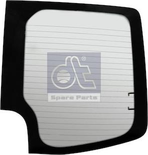 DT Spare Parts 4.68841 - Заднє скло autocars.com.ua
