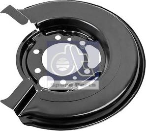 DT Spare Parts 4.69792 - Кришка, гальмівний барабан autocars.com.ua