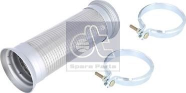 DT Spare Parts 4.70245 - Гофрированная труба, выхлопная система avtokuzovplus.com.ua