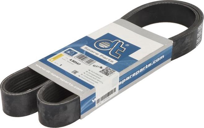 DT Spare Parts 4.80547 - Поликлиновой ремінь autocars.com.ua