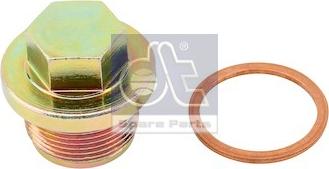 DT Spare Parts 4.90293 - Резьбовая пробка, масляний піддон autocars.com.ua