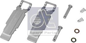 DT Spare Parts 4.91121 - Ремкомплект, тормозной суппорт autodnr.net