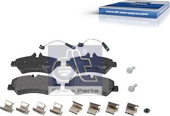 DT Spare Parts 4.91900 - Тормозные колодки, дисковые, комплект autodnr.net