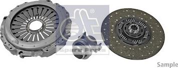 DT Spare Parts 4.92050 - Комплект зчеплення autocars.com.ua