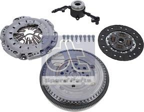 DT Spare Parts 4.92180 - Комплект сцепления avtokuzovplus.com.ua