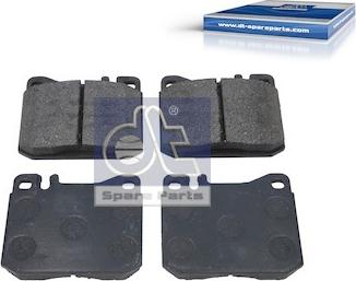 DT Spare Parts 4.92240 - Тормозные колодки, дисковые, комплект avtokuzovplus.com.ua