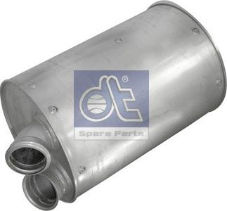 DT Spare Parts 5.11008 - Середній / кінцевий глушник ОГ autocars.com.ua