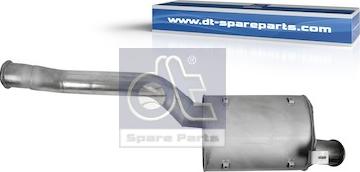 DT Spare Parts 5.11141 - Середній / кінцевий глушник ОГ autocars.com.ua